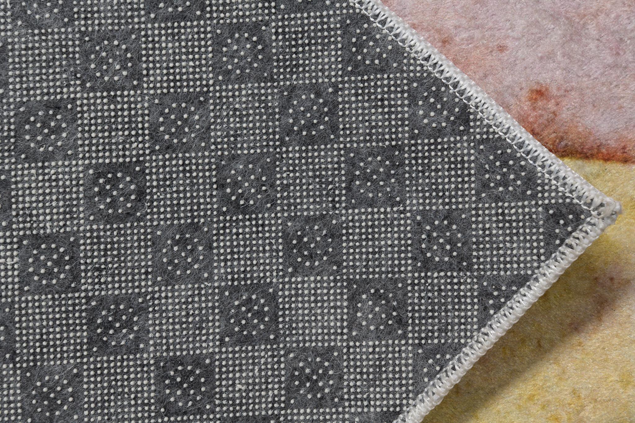 Alfombra Toscana Geométrica Cuadrados Pastel