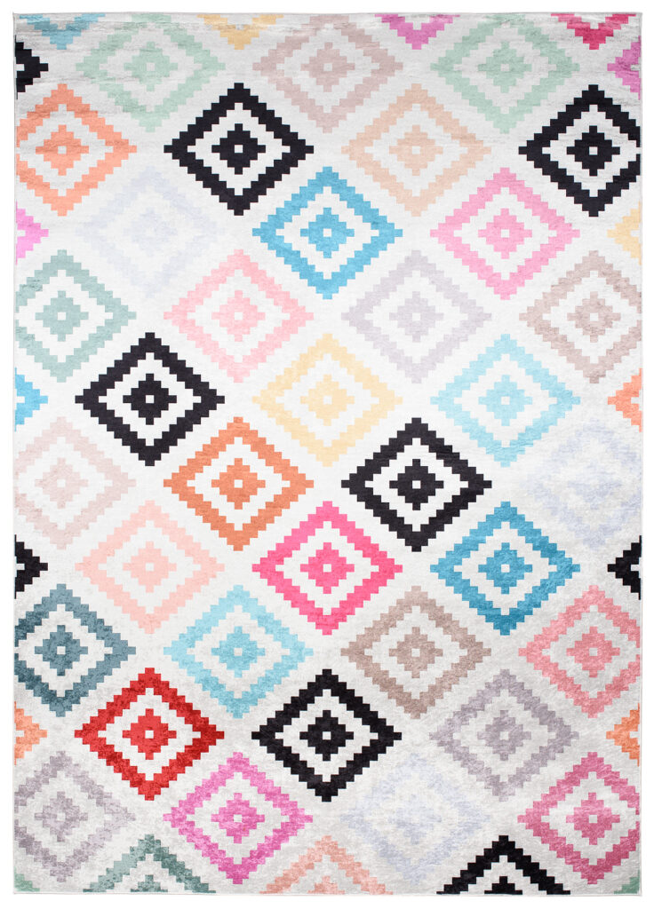Alfombra Toscana Multicolor Enrejado Marroquí