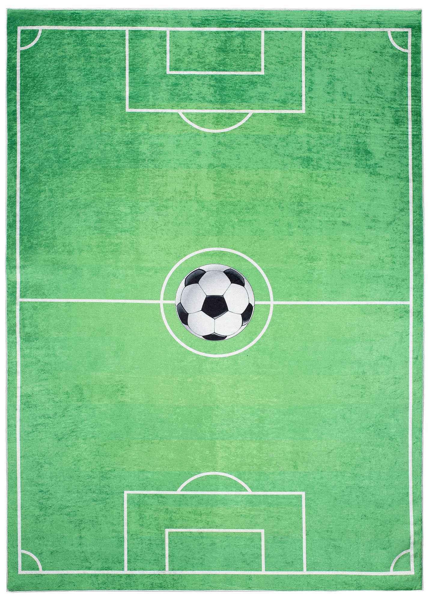 Alfombra Infantil Emma Verde Campo de Fútbol Antideslizante