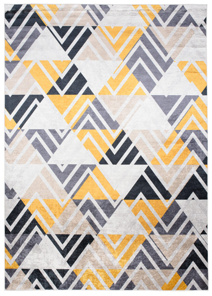 Alfombra Toscana Multicolor Triángulos y Zigzag