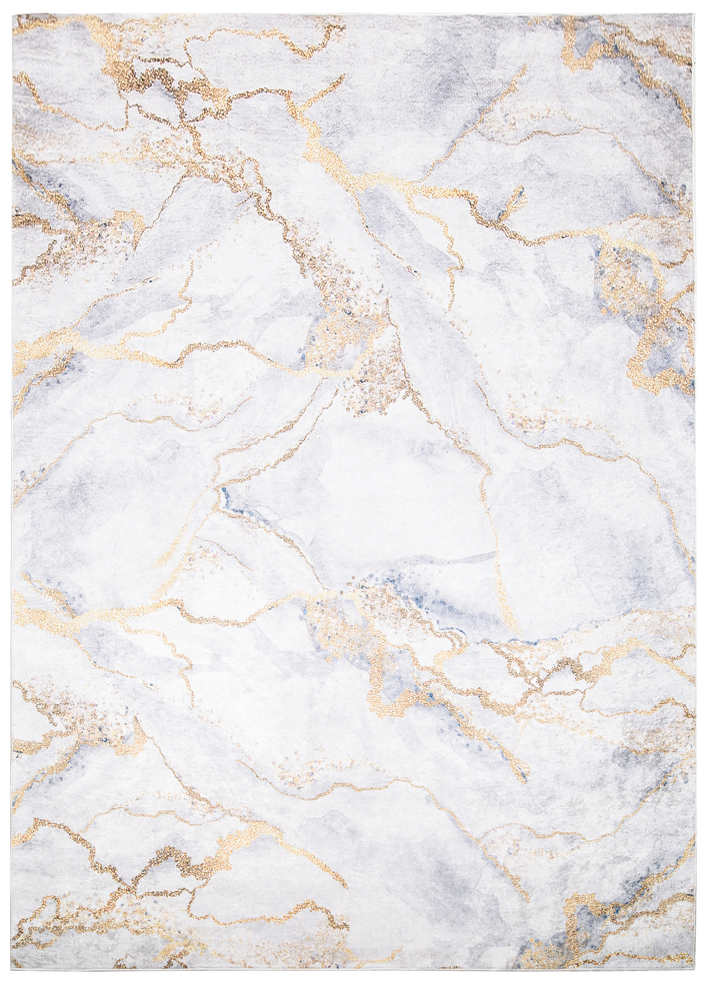 Alfombra Toscana Glamour Gris Dorado Mármol