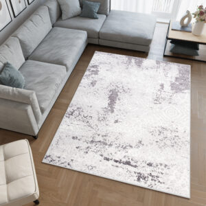 Alfombra Sky Gris Crema Vintage Ornamental