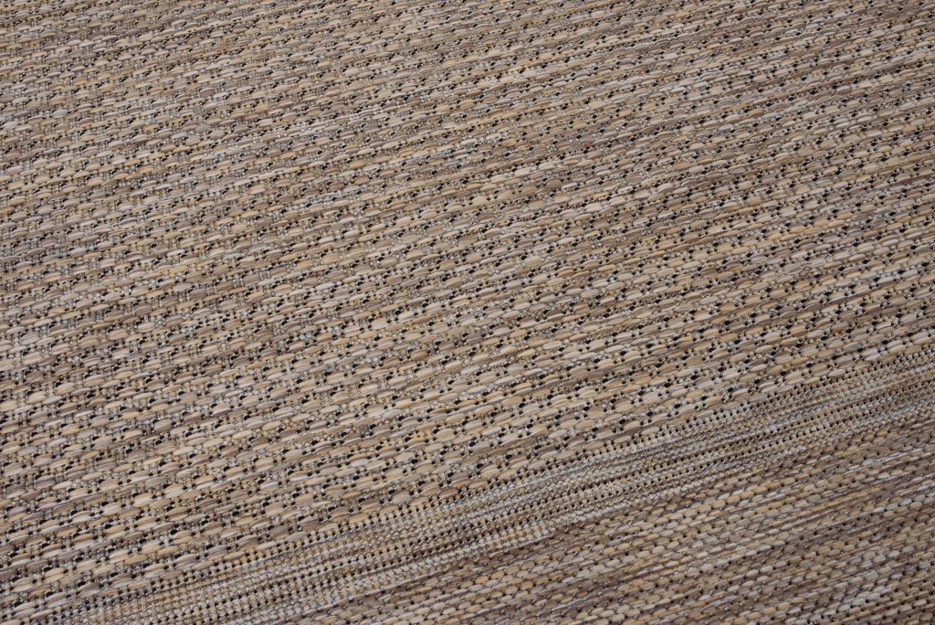 Alfombra Melissa Marrón Borde Interior Exterior