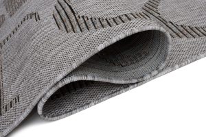 Alfombra Melissa Gris Negro Ciudades Interior Exterior