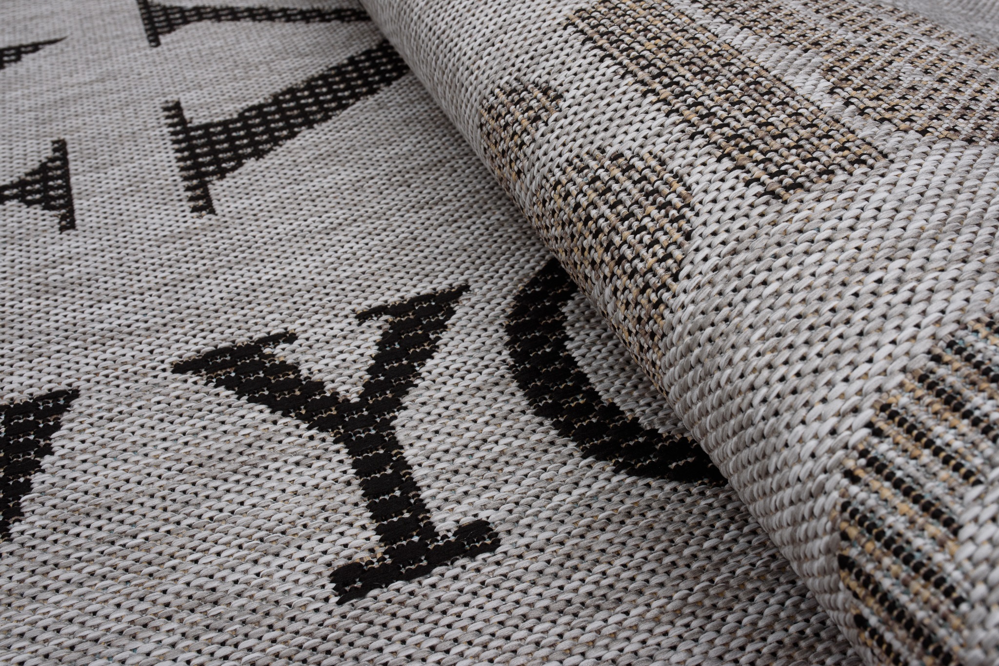 Alfombra Melissa Gris Negro Ciudades Interior Exterior