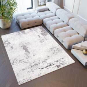Alfombra Sky Gris Crema Vintage Ornamental