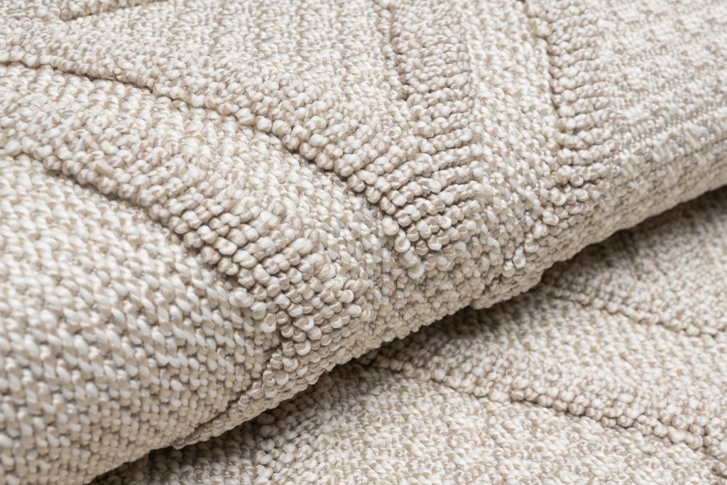 Alfombra Timber Interior Exterior Beige Rombos Triángulos