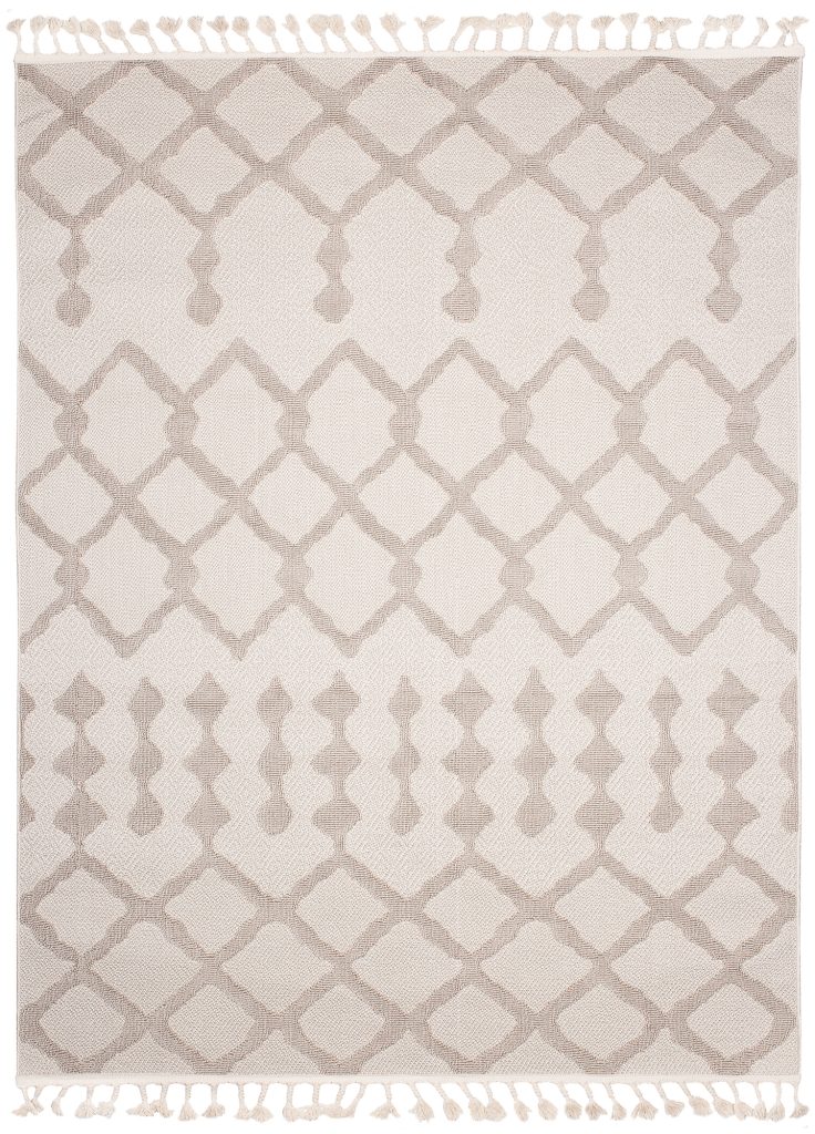 Alfombra Timber Interior Exterior Beige Geométrico Étnico