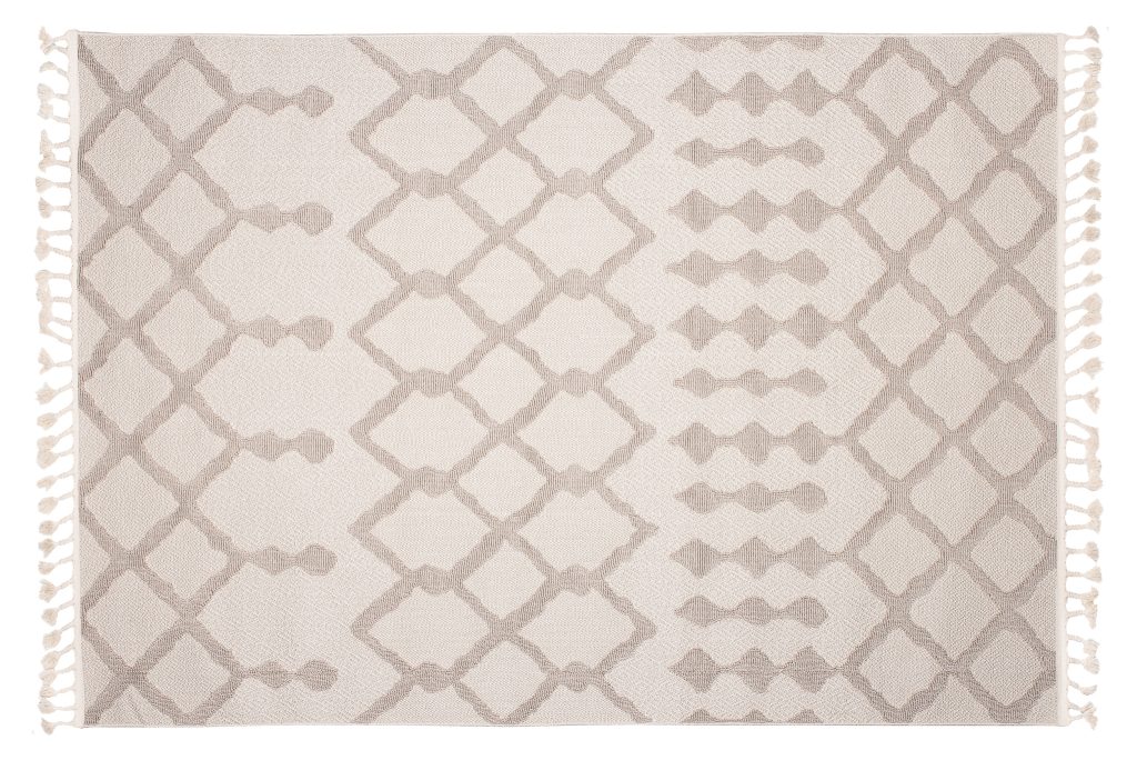 Alfombra Timber Interior Exterior Beige Geométrico Étnico