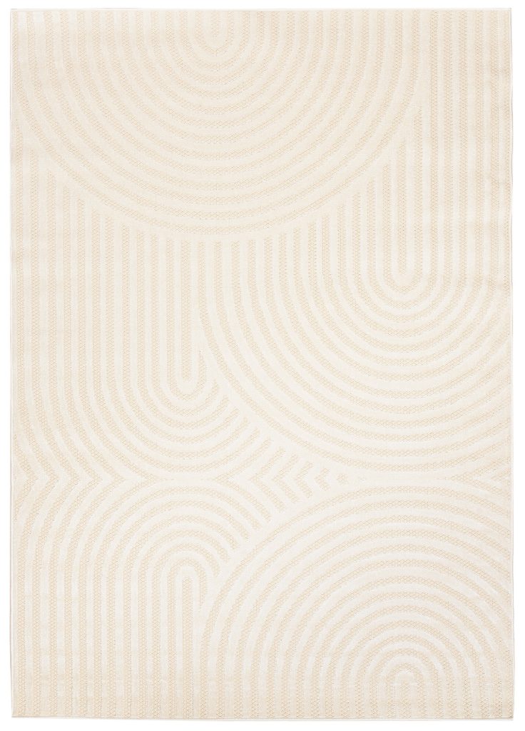 Alfombra Exterior Patio Crema Moderno