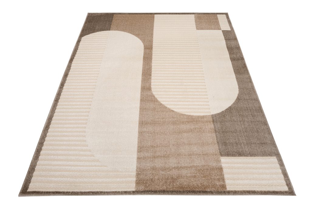 Alfombra Exterior Patio Crema Marrón