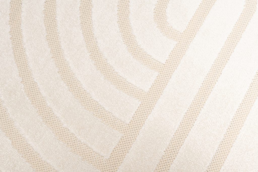 Alfombra Exterior Patio Crema Rayas