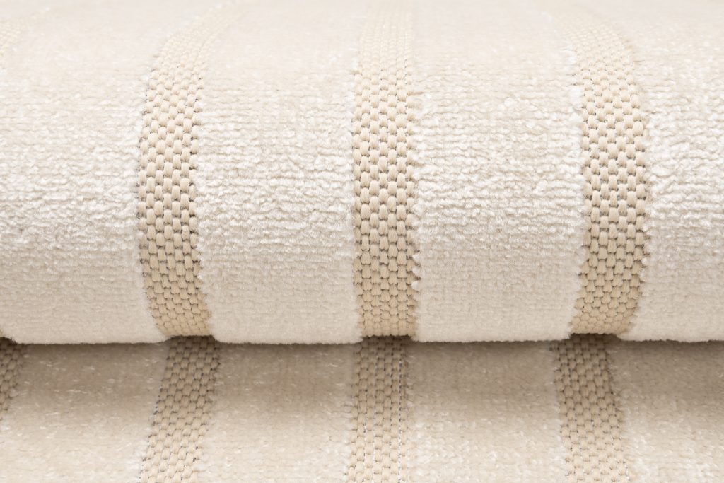 Alfombra Exterior Patio Crema Rayas