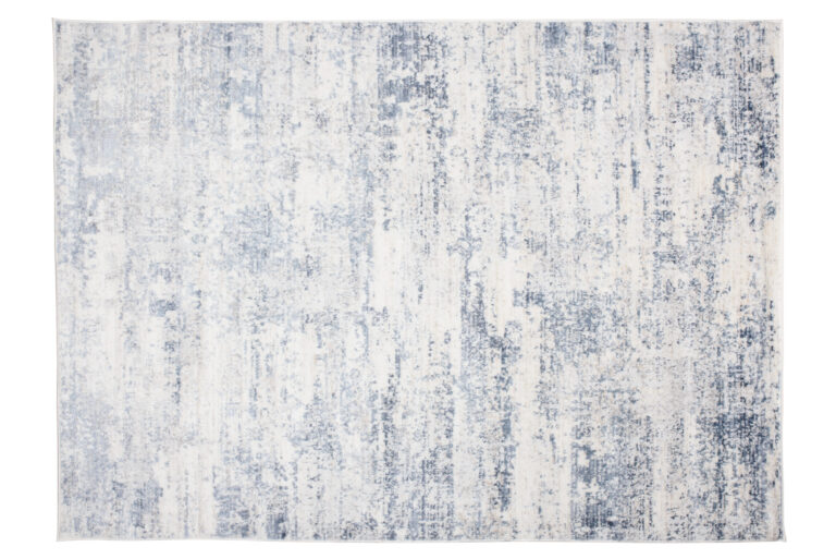 Alfombra Sky Azul Crema Abstracto Moteado