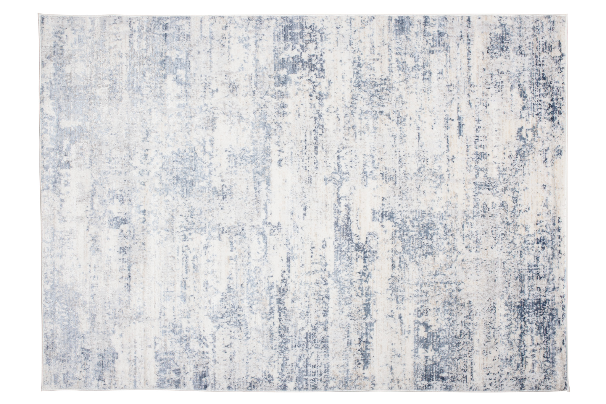 Alfombra Sky Azul Crema Abstracto Moteado