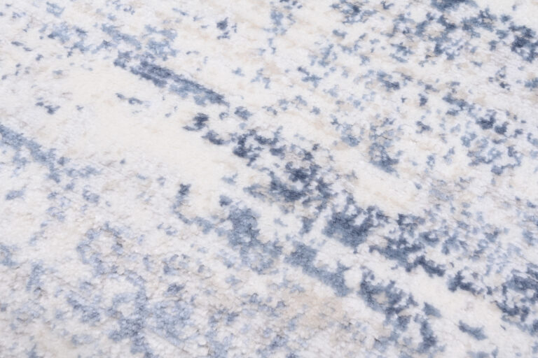 Alfombra Sky Azul Crema Abstracto Moteado