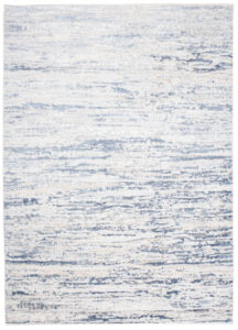 Alfombra Sky Azul Crema Moderno Rayas