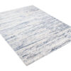 Alfombra Sky Azul Crema Moderno Rayas