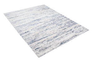 Alfombra Sky Azul Crema Moderno Rayas