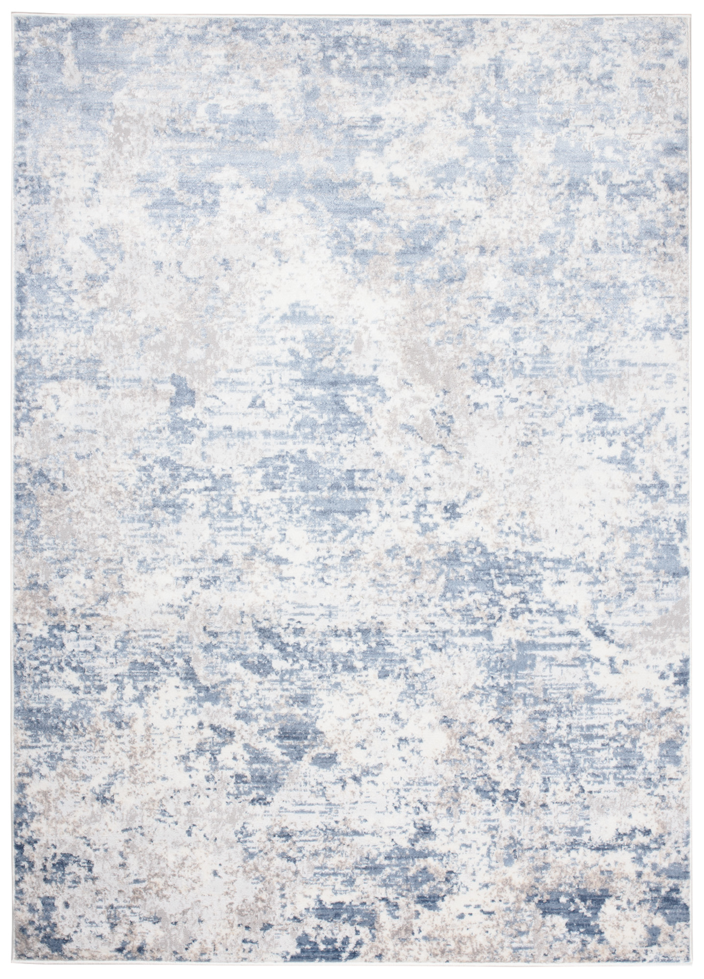 Alfombra Sky Azul Gris Moderno Abstracto