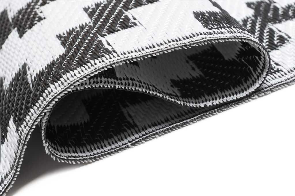 Alfombra Ibiza Exterior Reversible Impermeable Negro Blanco