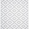 Alfombra Ibiza Exterior Reversible Impermeable Gris Blanco