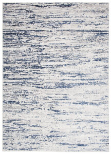 Alfombra Sky Azul Crema Moderno Líneas