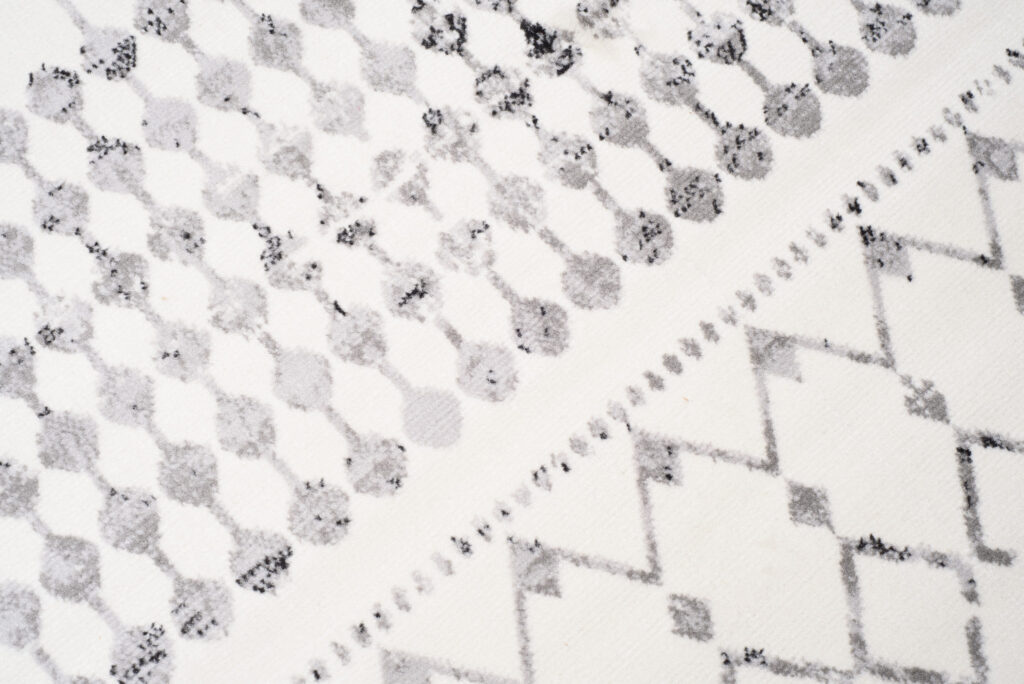 Alfombra Juno Crema Gris Claro Líneas