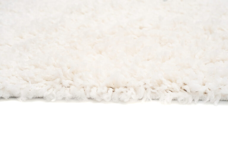 Alfombra Boho con Borlas Crema Étnico Shaggy