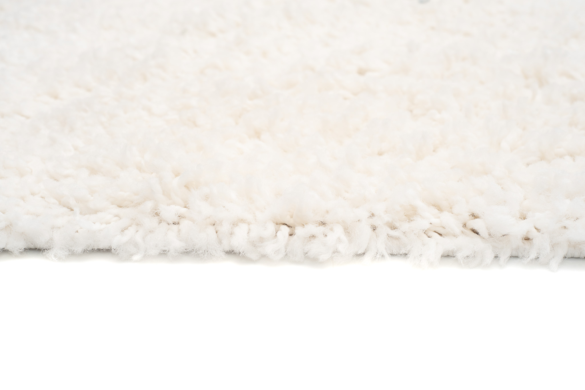 Alfombra Boho con Borlas Crema Étnico Shaggy