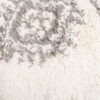 Alfombra Boho con Borlas Crema Étnico Shaggy