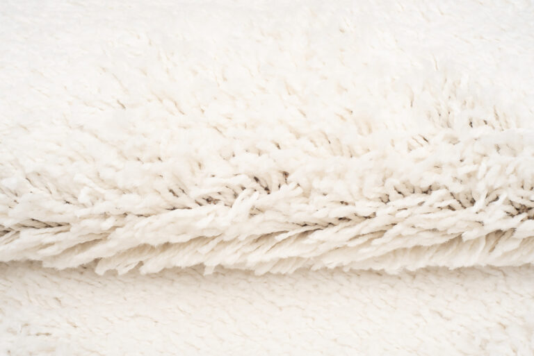 Alfombra Boho con Borlas Crema Étnico Shaggy