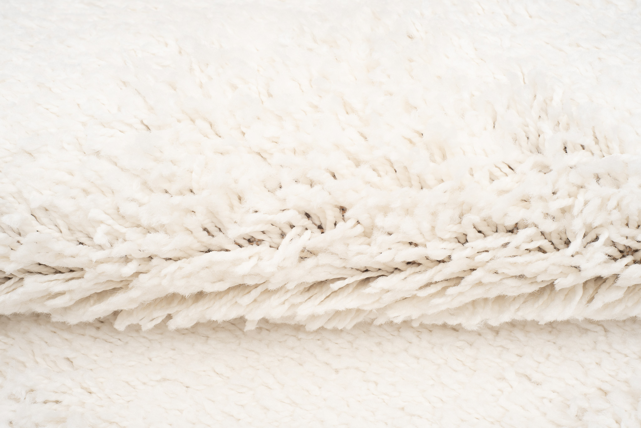 Alfombra Boho con Borlas Crema Étnico Shaggy