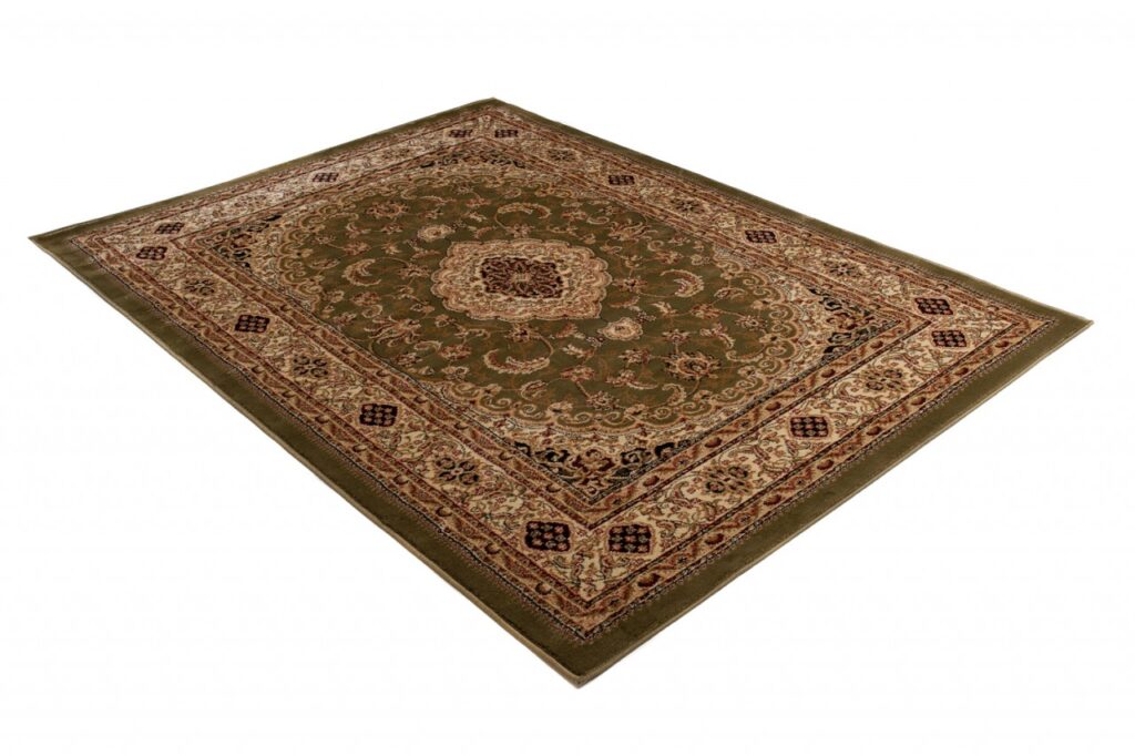Alfombra Tradicional Yesemek Verde Oriental