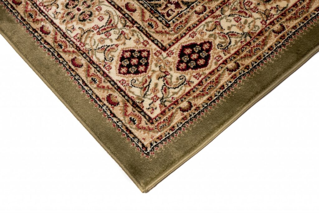Alfombra Tradicional Yesemek Verde Oriental