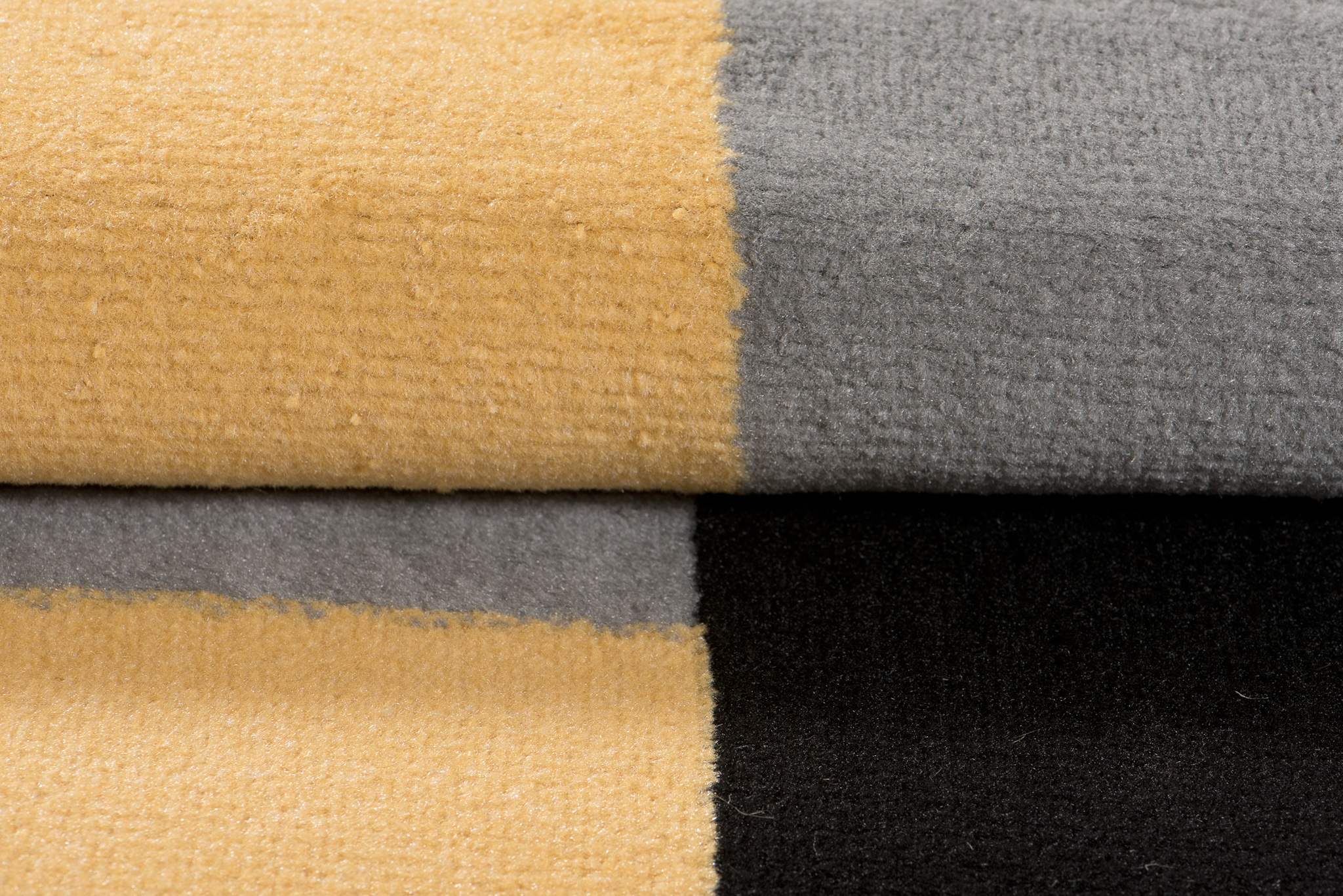 Alfombra Maya Gris Amarillo Geométrico Círculos