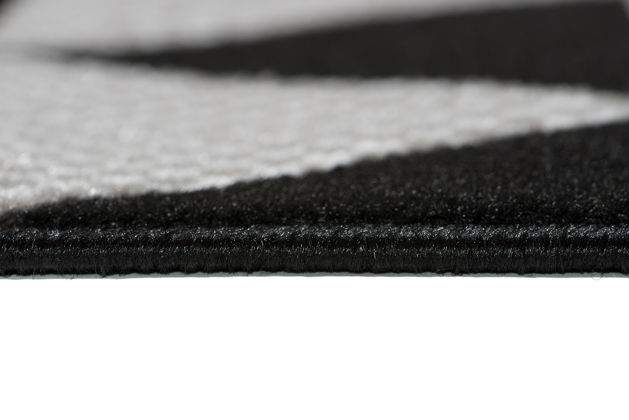 Alfombra Maya Gris Amarillo Geométrico Triángulos