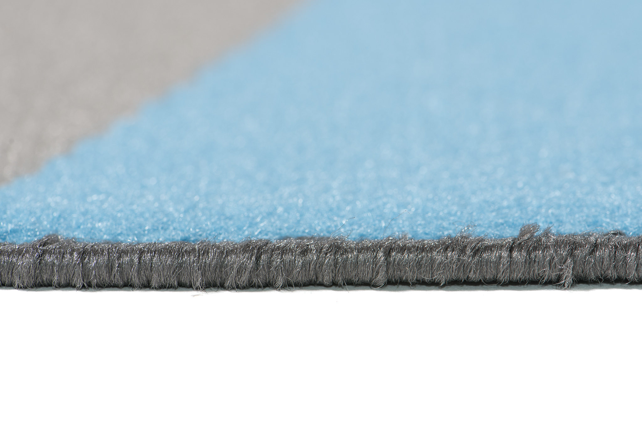 Alfombra Maya Gris Azul Abstracto Ondas