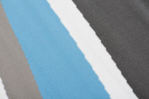 Alfombra Maya Gris Azul Abstracto Ondas