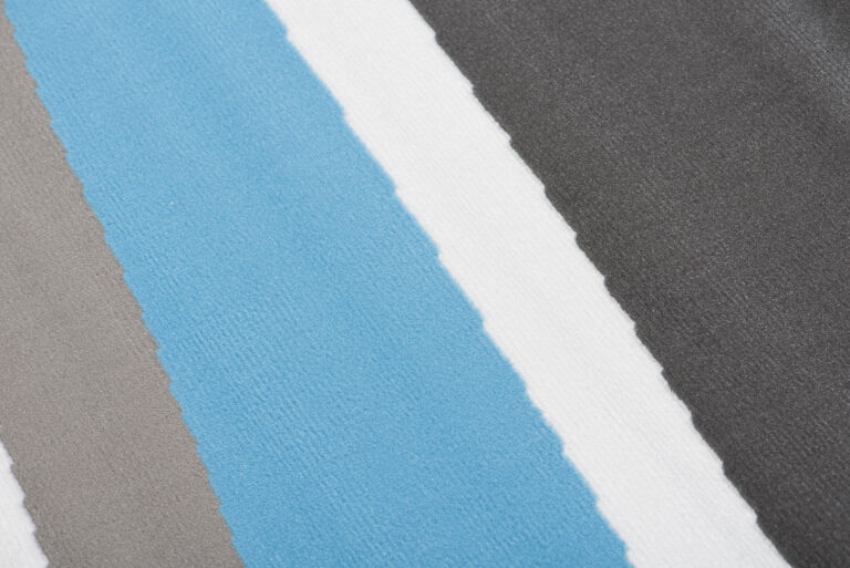 Alfombra Maya Gris Azul Abstracto Ondas