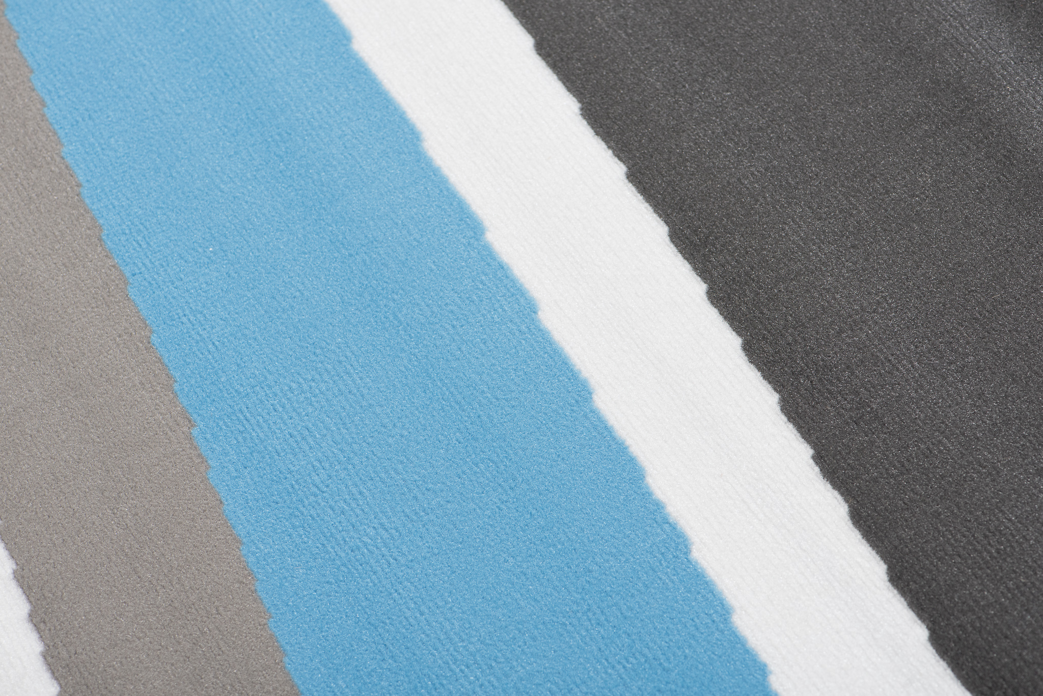 Alfombra Maya Gris Azul Abstracto Ondas