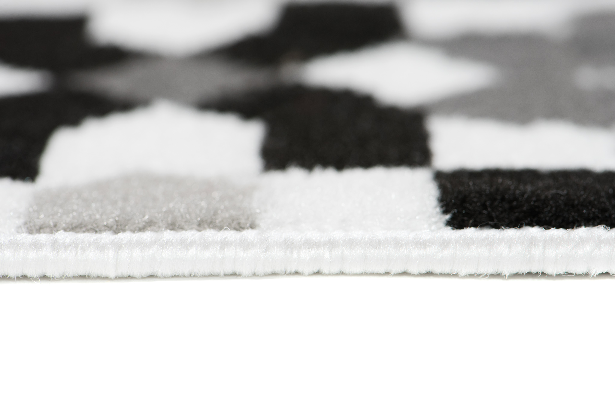 Alfombra Maya Gris Floral Mosaico