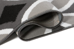 Alfombra Maya Gris Geométrico Mosaico