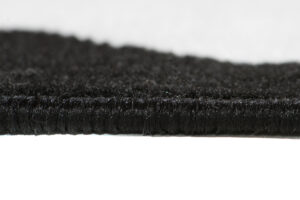 Alfombra Maya Gris Amarillo Flores