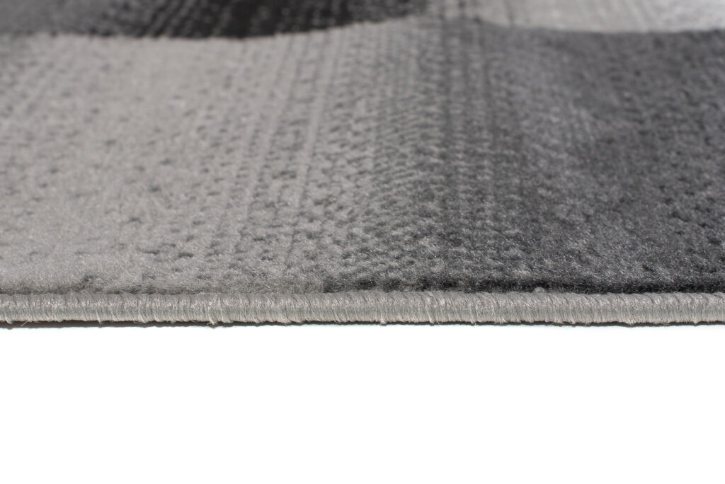 Alfombra Maya Gris Amarillo Rectángulos