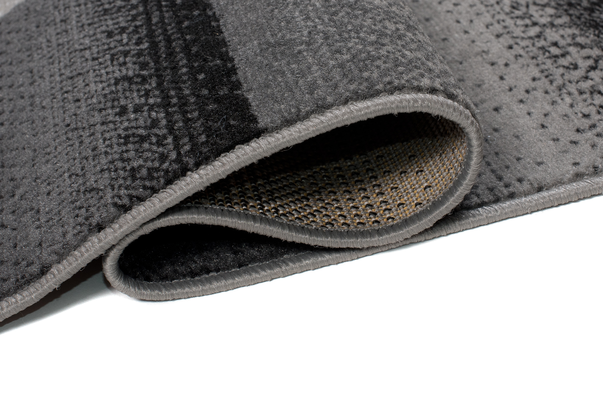 Alfombra Maya Gris Amarillo Rectángulos