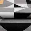 Alfombra Maya Gris Amarillo Triángulos