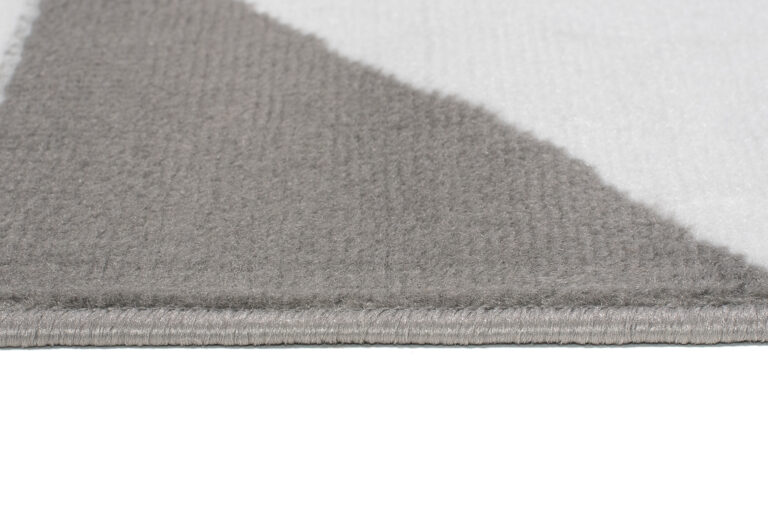 Alfombra Maya Blanco Amarillo Triángulos