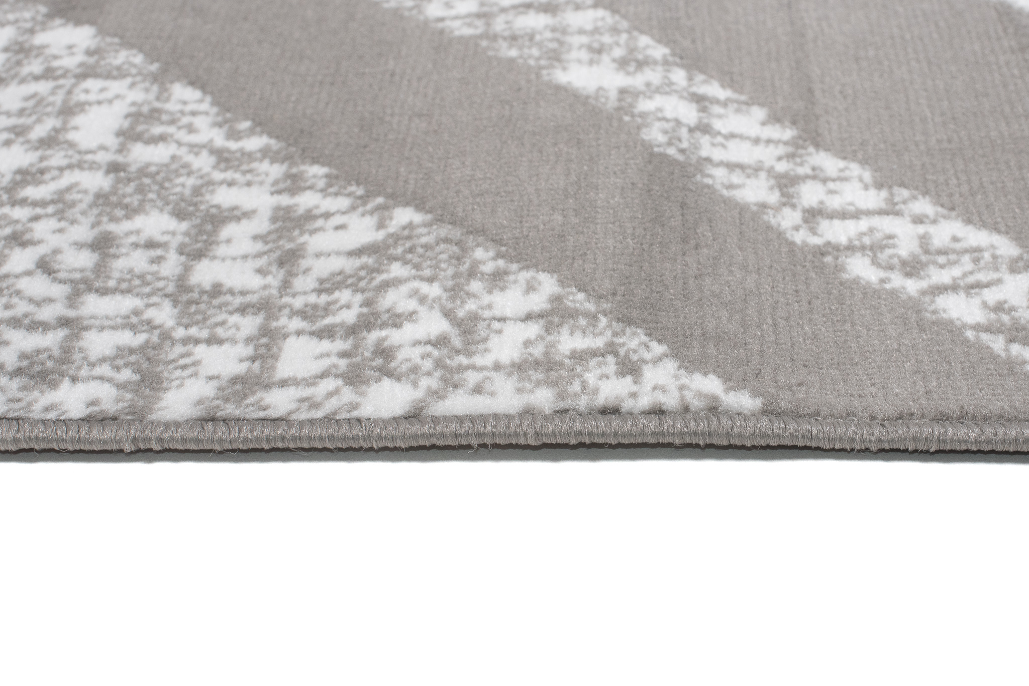 Alfombra Maya Gris Geométrico Líneas