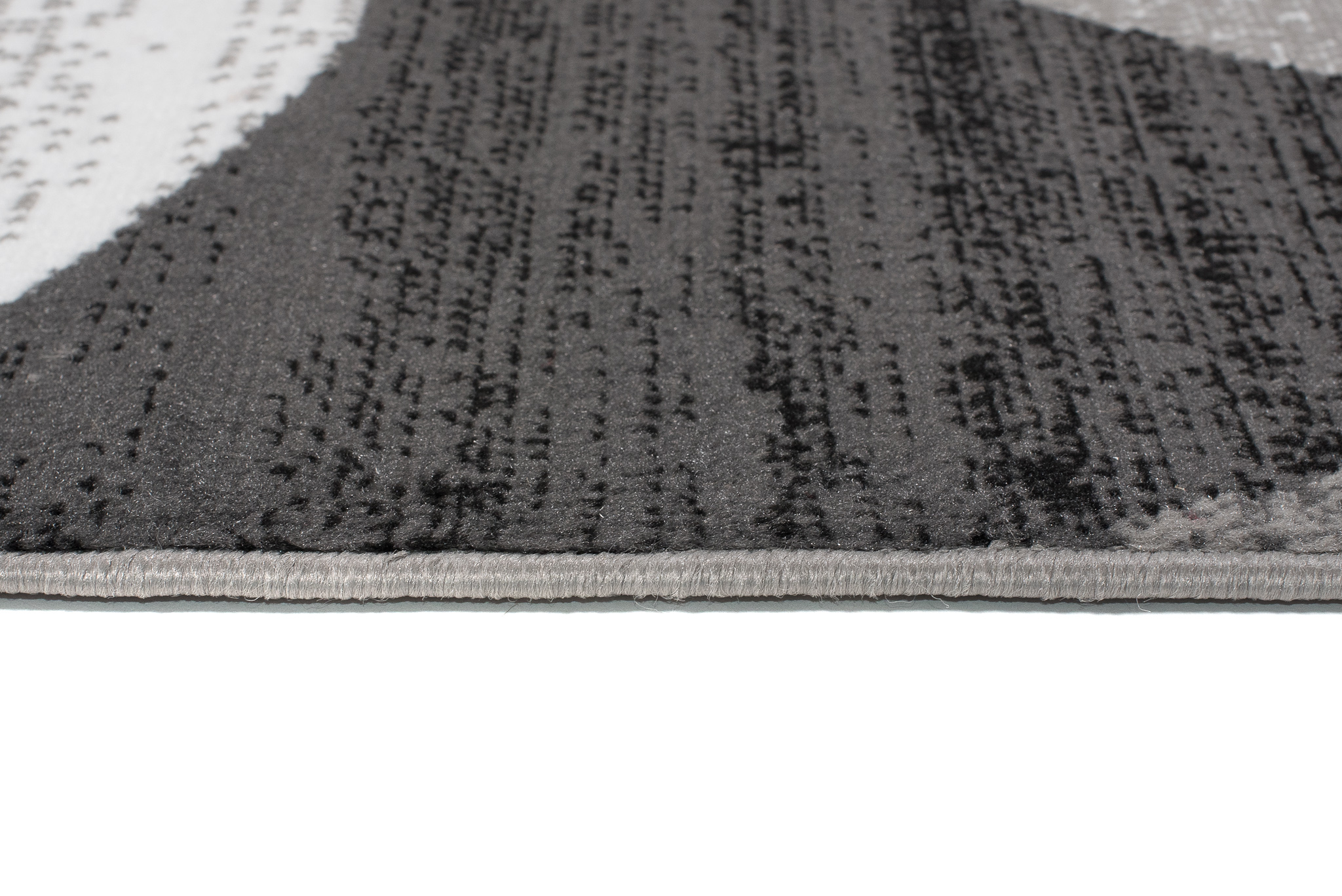 Alfombra Maya Gris Rojo Geométrico